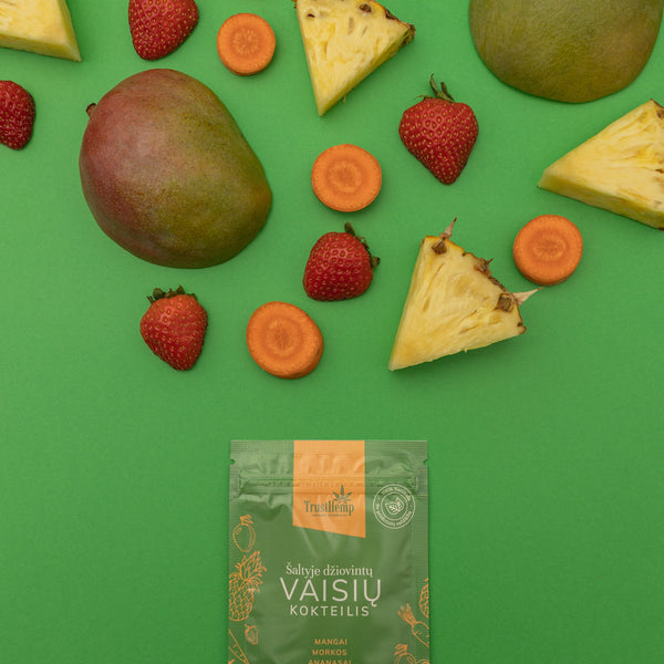 Liofilizuotų mango ir uogų kokteilis "Nomic"