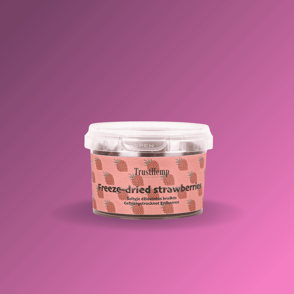 Liofilizuotos braškės