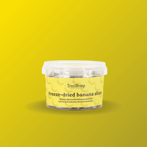 Šaltyje džiovinti bananai