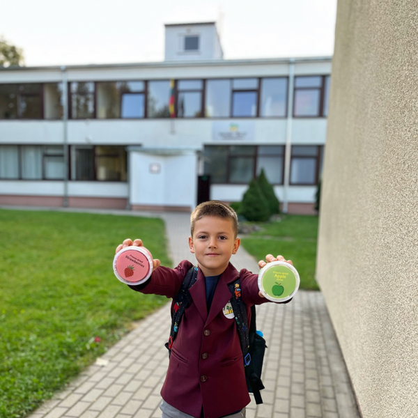 Liofilizuoti vaisiai ir uogos vaikams