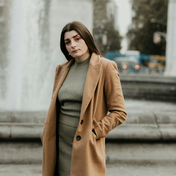 Ilgas kašmyro paltas Adriana